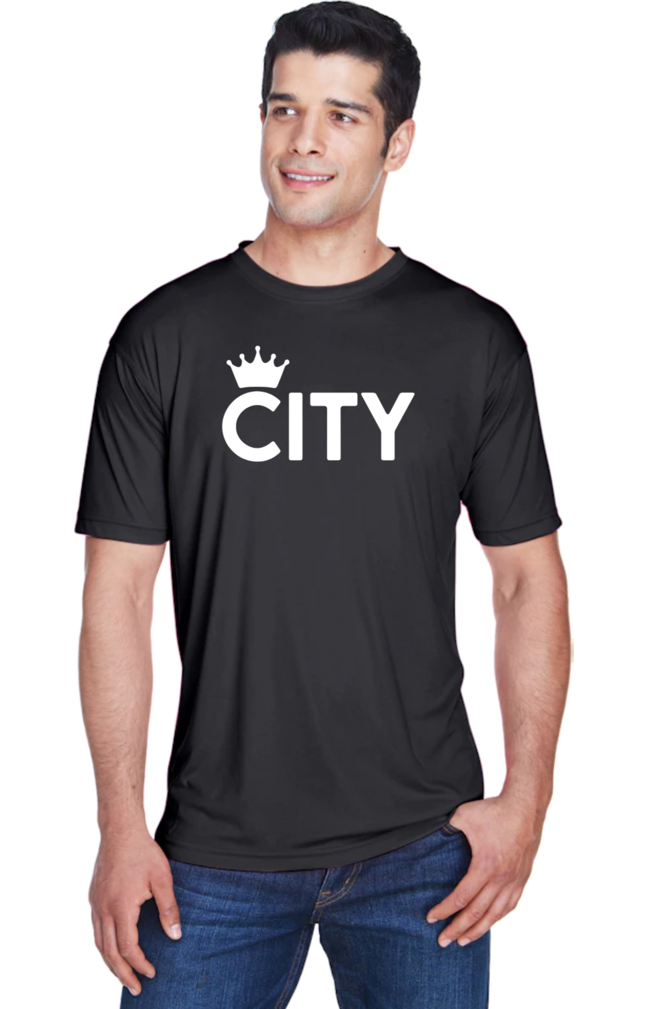 Black "City" Performance Tee - Men
