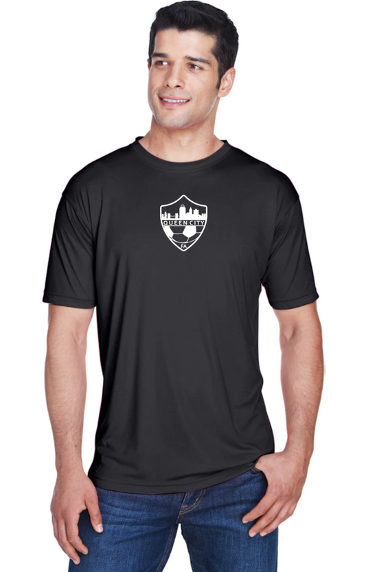 Black Queen City Logo Performance Tee - Men