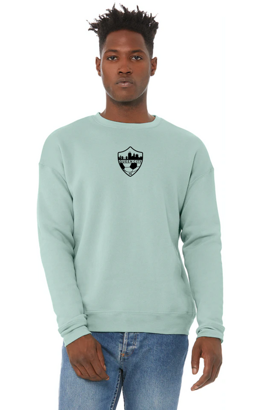 Dusty Blue Fleece Crewneck - Adult Unisex